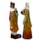 Male & Female Pilgrim Wooden Thanksgiving Figurine Set